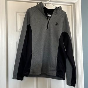 Men’s large spyder quarter zip pullover